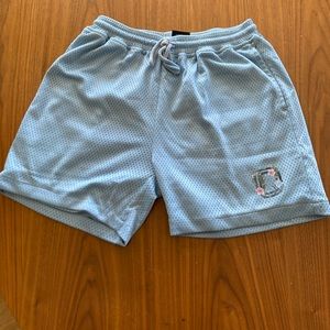Overtime Floral Light Blue Shorts